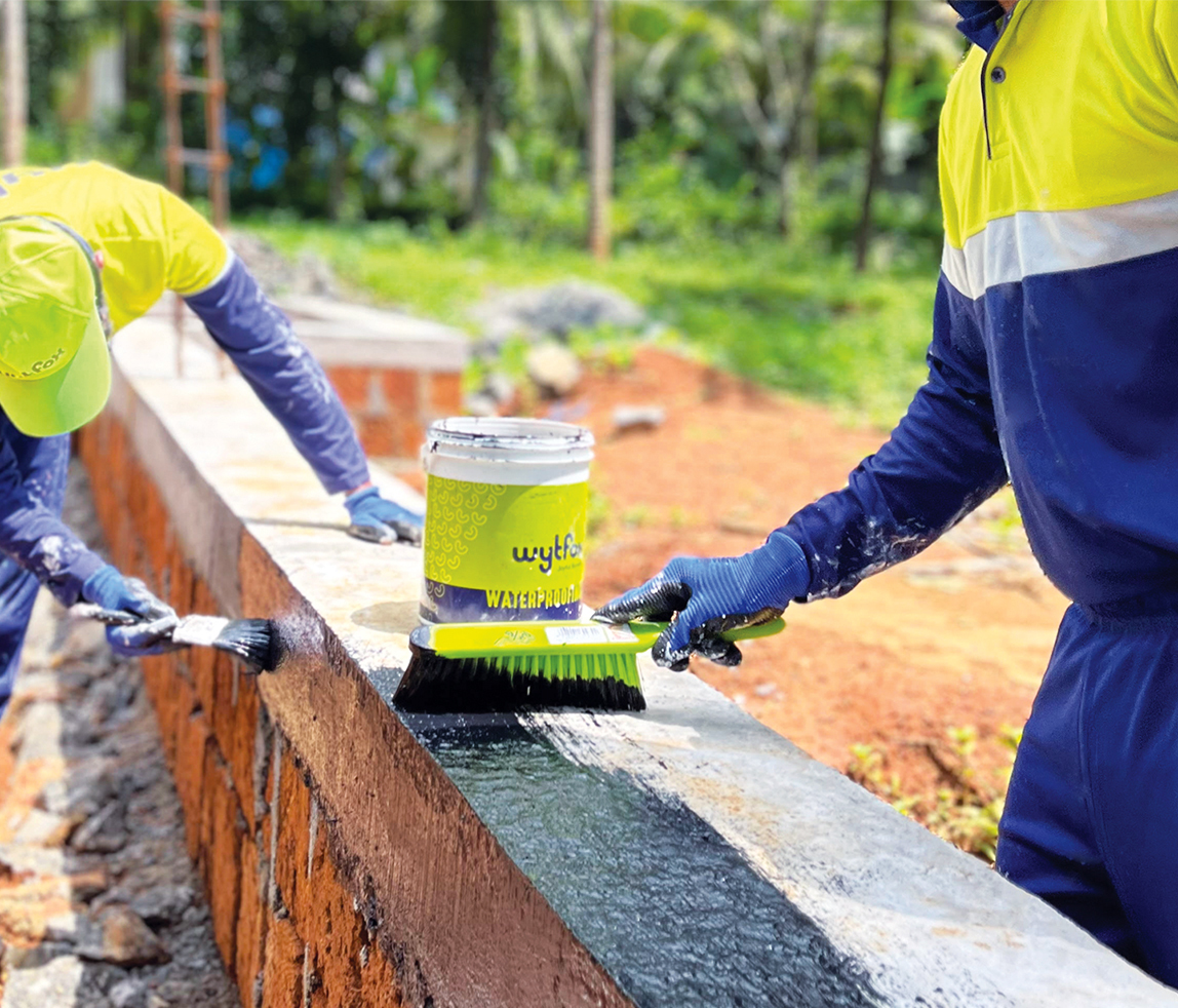 Foundation waterproofing DPC